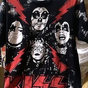 KISS T-SHIRT - Double Sided Graphics.